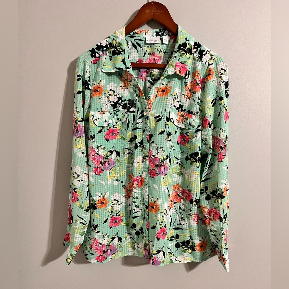 Kim Rogers Floral Blouse